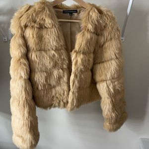 Tan Faux Fur